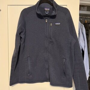 Patagonia Better Sweater Full-Zip Fleece Jacket | Navy | Men's Size Large
